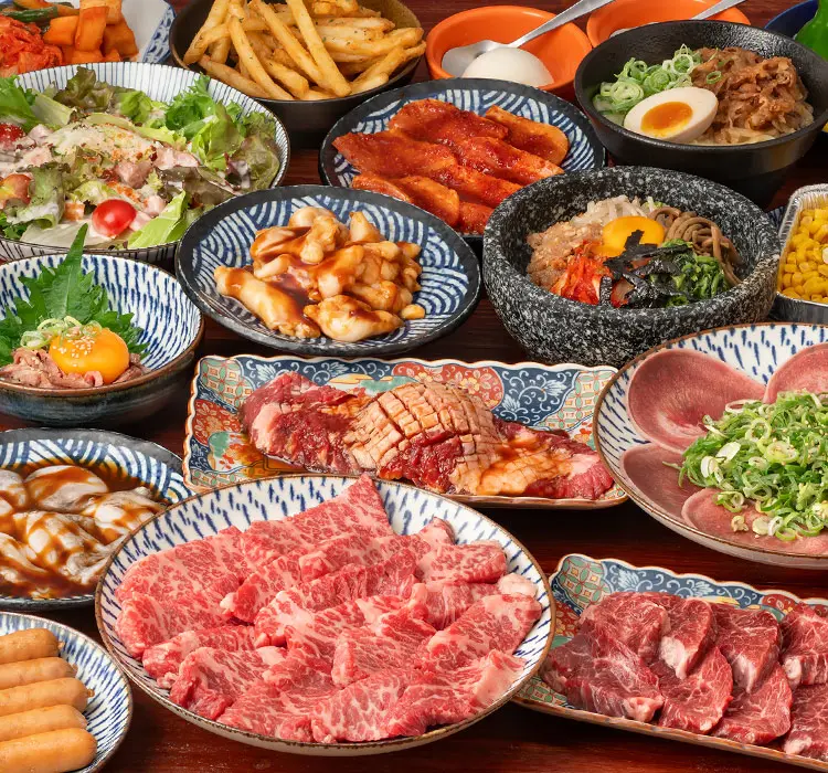 食べ放題コース｜【公式】焼肉どんどん亭｜家族の団らんを思い続けて40年